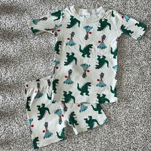 Hanna Andersson boys’ 120cm/6-7 dinosaur short johns